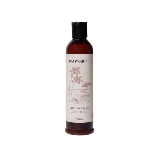 Waves Dark Tanning Oil Coconut-Infused Formula Tropical Coconut Fragrance