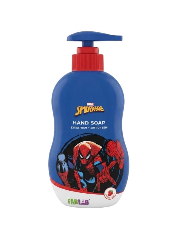 Fab Lab Gentle Hand Soap Extra Lather Coconut Extract Spider-Man 450ml