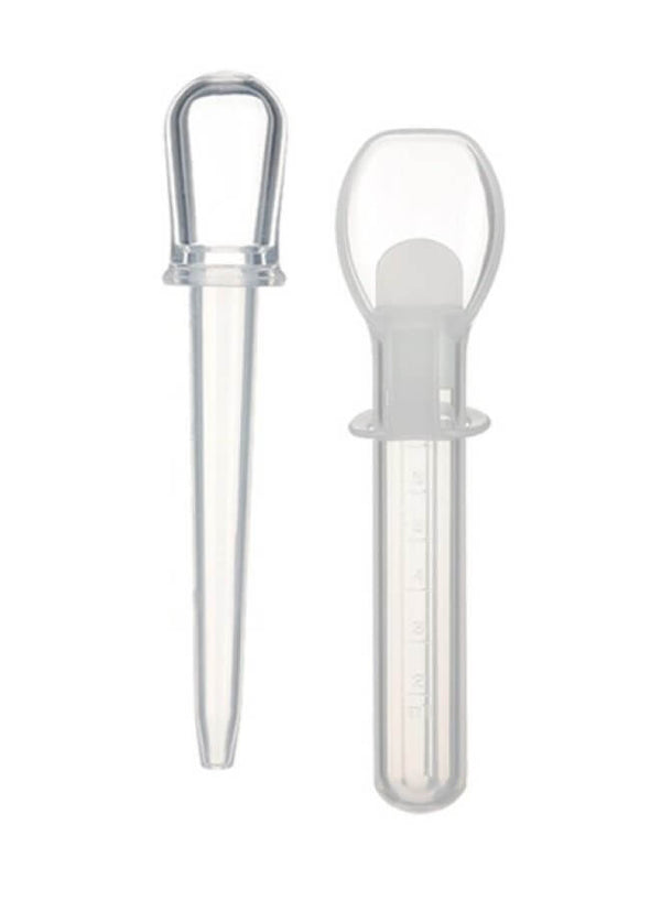 Luqu Medicine Feeder Spoon with Graduated Scale, BPA-Free Plastic