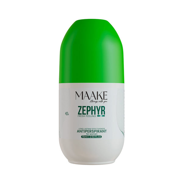 Maake Zephyr Women's Roll-On Antiperspirant, Fresh Fragrance