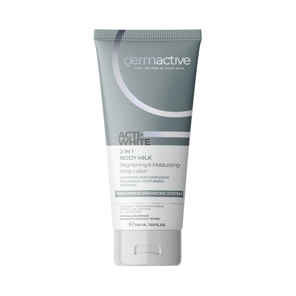 Dermactive Acti Brightening 2-in-1 Body Milk Lightweight Unfragranced 200 ml