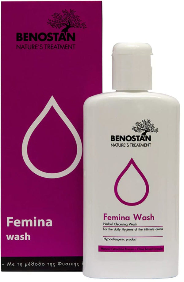 Benostan Femina Wash Gel Daily Intimate Hygiene Chamomile Extract 200ml