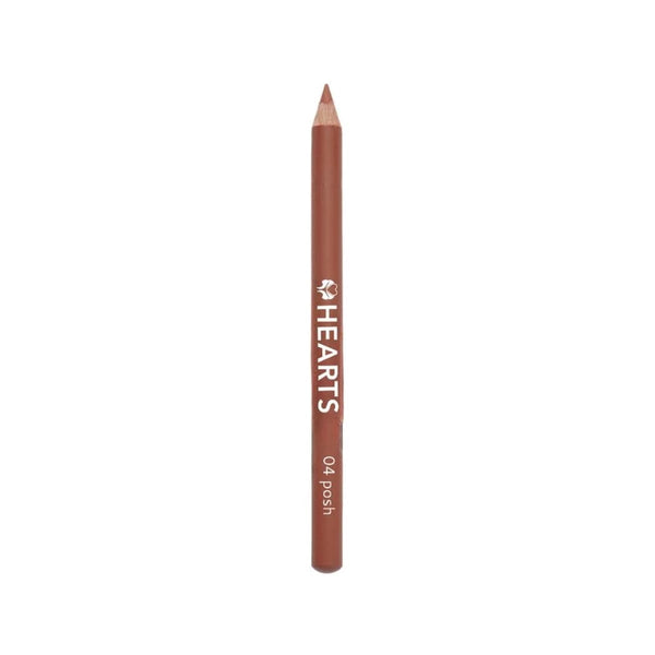 Hearts Lip Liner Creamy Texture Rich Pigment Shade 04 Push