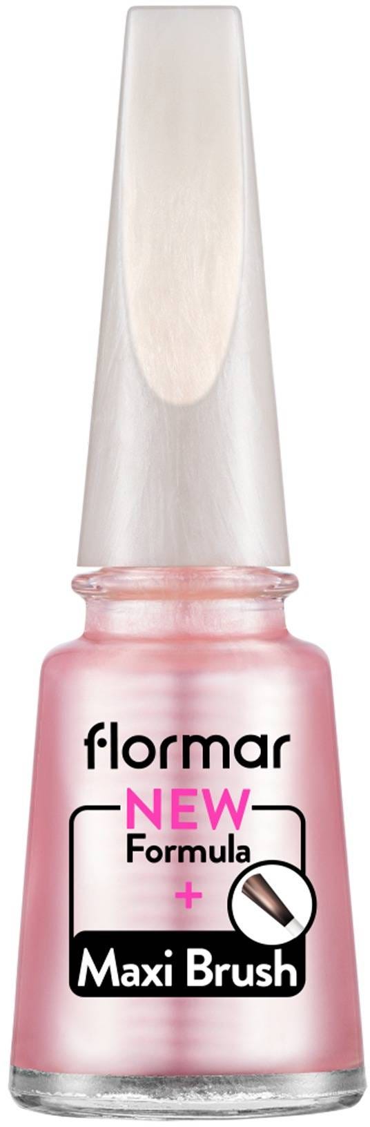 Flormar Pearly Nail Enamel PL202 Satiny Pink Pearly Finish 11 ml