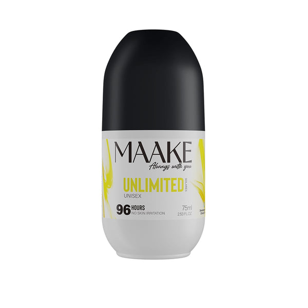 Maake Unlimited Solares Roll-On Deodorant Aluminum Chlorohydrate Fresh Fragrance