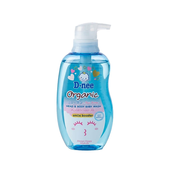 D-nee Organic Baby Head & Body Wash pH-Balanced Formula Newborns 380ml