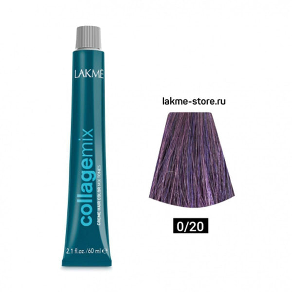 Lakme Collage Mix Cream Hair Color 0/20 Violet PPD-Free Formula