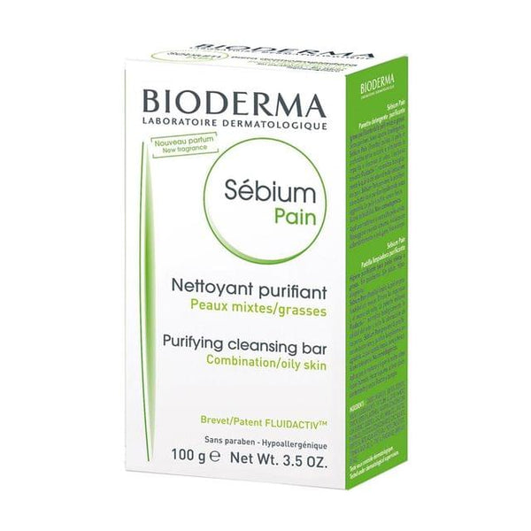 Bioderma Sebium Purifying Cleansing Bar for Oily and Combination Skin 100g
