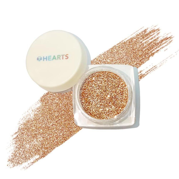 Hearts Loose Powder Glitter 18 Shimmer Finish