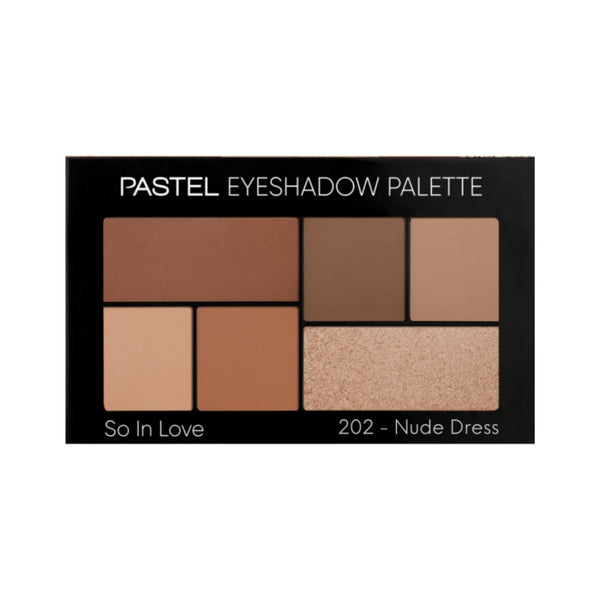 Pastel So In Love Eyeshadow Palette 202, 6 Shades, Matte and Pearlescent Finishes