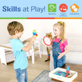 Melissa & Doug Band in a Box 10-Piece Wooden Musical Instrument Set with Storage Crate