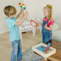 Melissa & Doug Band in a Box 10-Piece Wooden Musical Instrument Set with Storage Crate