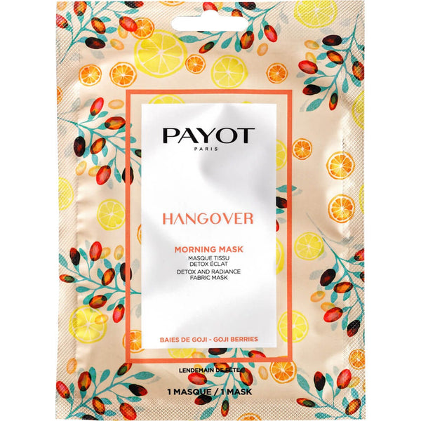Payot Hangover Detox and Radiance Sheet Face Mask Goji Berry Extract 1 Pc