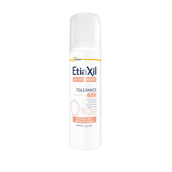 EtiaXil Gentle Deodorant Aerosol Spray 48-Hour Sweat Protection Fragrance-Free 150ml