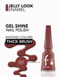 Flormar Jelly Look Nail Enamel Gel Effect Glossy Finish JL61