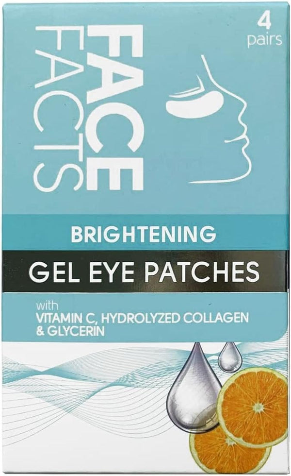 Face Facts Gel Eye Patches Brightening 4 Pairs