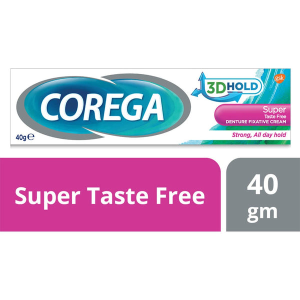Corega Cream Super Denture Adhesive Cream Strong Fixation 40 g