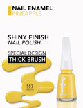 Flormar Nail Enamel 553 Pineapple Glossy Finish Nail Polish 11 ml
