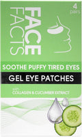 Face Facts Gel Eye Patches Soothing Eye Care 4 Pairs