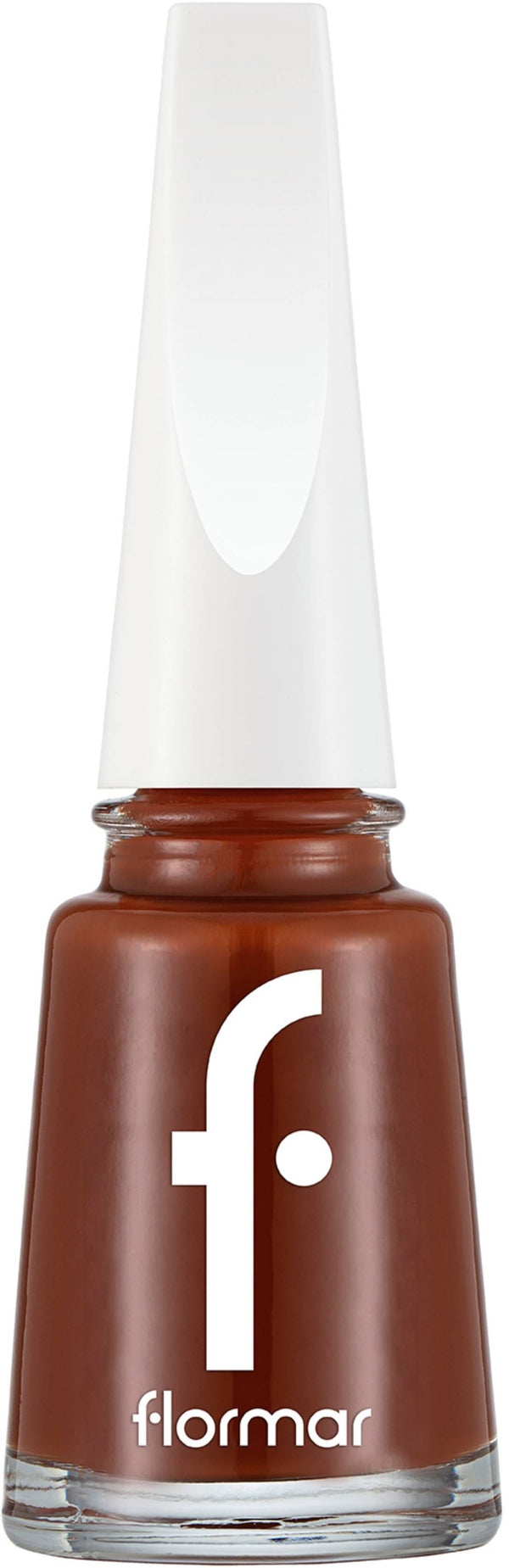 Flormar Nail Enamel 537 Cake with Coffee Brown, Extra Shiny Finish