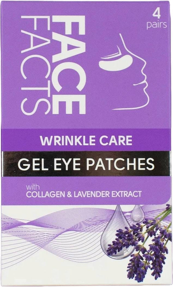 Face Facts Gel Eye Patches Wrinkle Care 4 Pairs