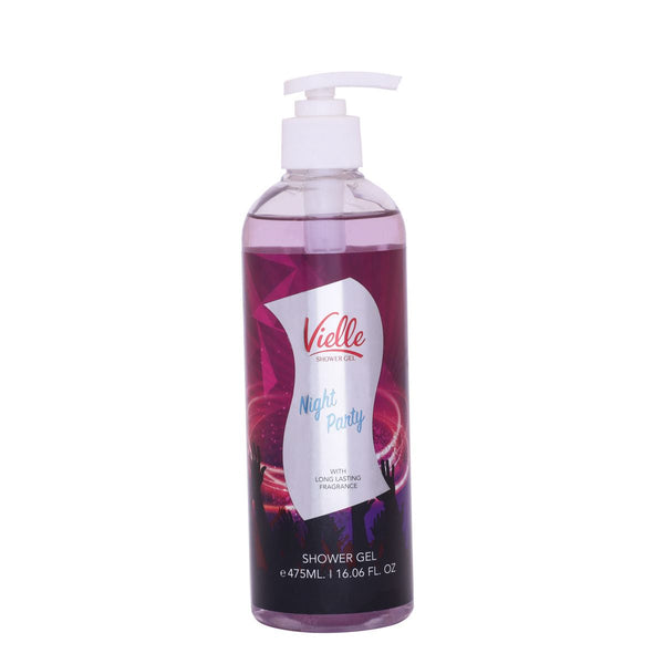 Vielle Night Party Shower Gel Body Fragranced Cleansing Formula with Glycerin and Aloe Vera