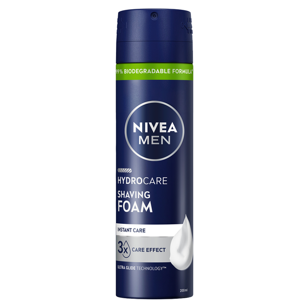 NIVEA Men Care Shaving Foam with Aloe Vera and Provitamin B5