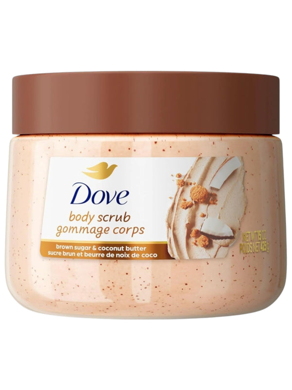 Dove Brown Sugar & Coconut Body Scrub with Coconut Butter, Sulfate-Free, 425g