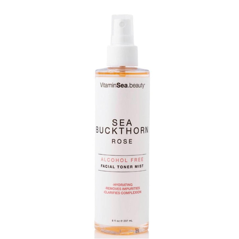 SEA BEAUTY Sea + Rose Facial Toner Mist, Alcohol-Free Hydrating Spray 237 ml