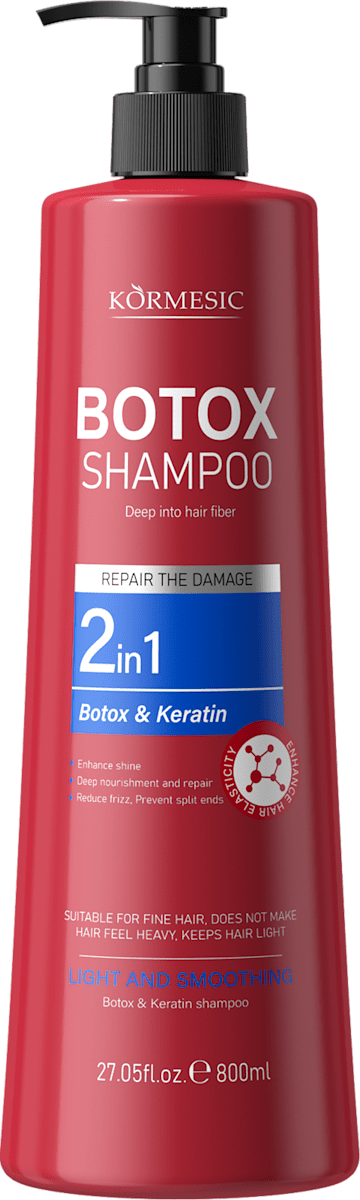 Kormesic Keratin Shampoo Lifting & Smoothing Formula, 800 ml
