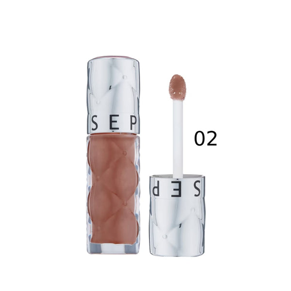 Sephora Outrageous Plump Effect Lip Gloss High Shine Mint Scent Nude 02 6ml