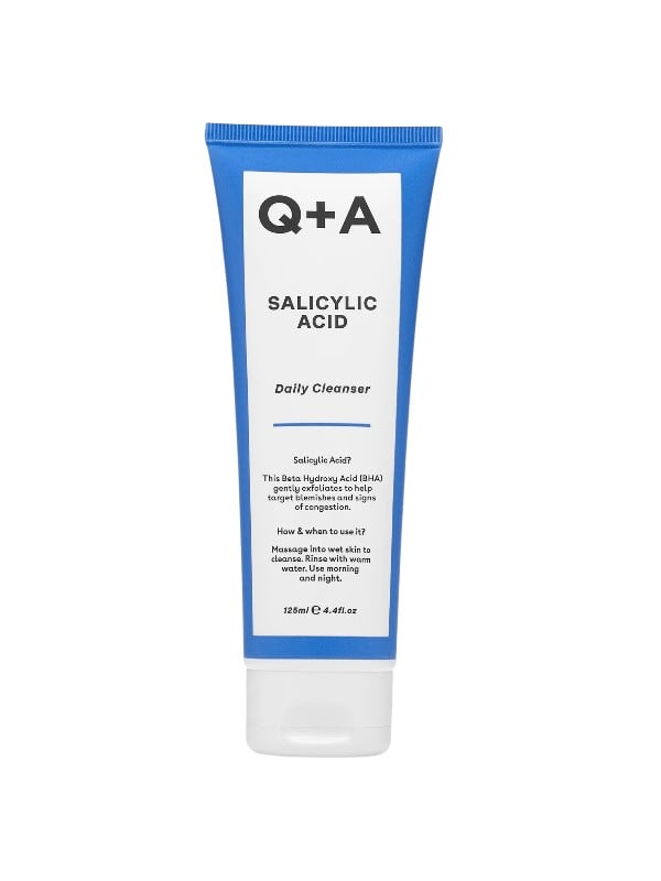 Q+E Daily Facial Wash Salicylic Acid Purifying Cleanser 125ml