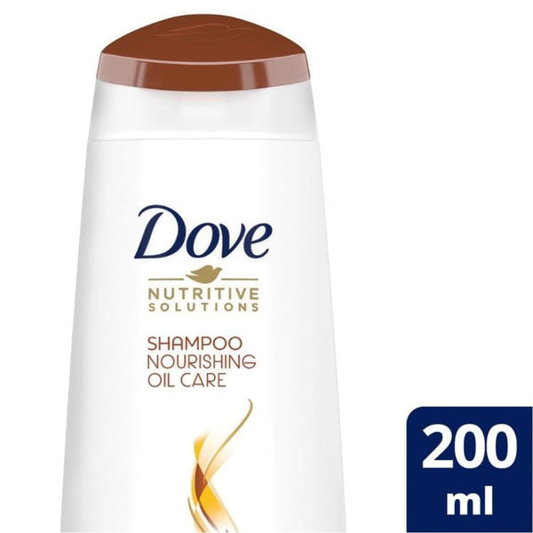 Dove Nourishing Oil Care Shampoo Lightweight Nutri-Oil Formula 200 ml