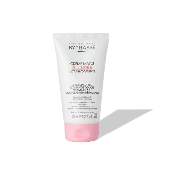 Byphasse Ultra Moisturizing Hand Cream Urea Glycerin Sweet Almond Oil 150 ml