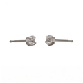 Studex Tiffany 3 mm Stainless Steel Cubic Zirconia Ear Studs Clear Crystal