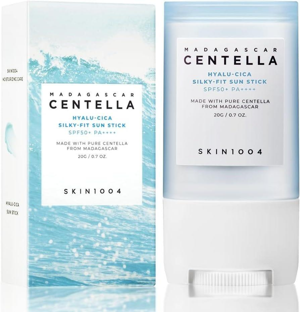 SKIN1004 Madagascar Centella Hyalu-Cica Silky Fit Sun Stick SPF 50+ UV Protection 20 g