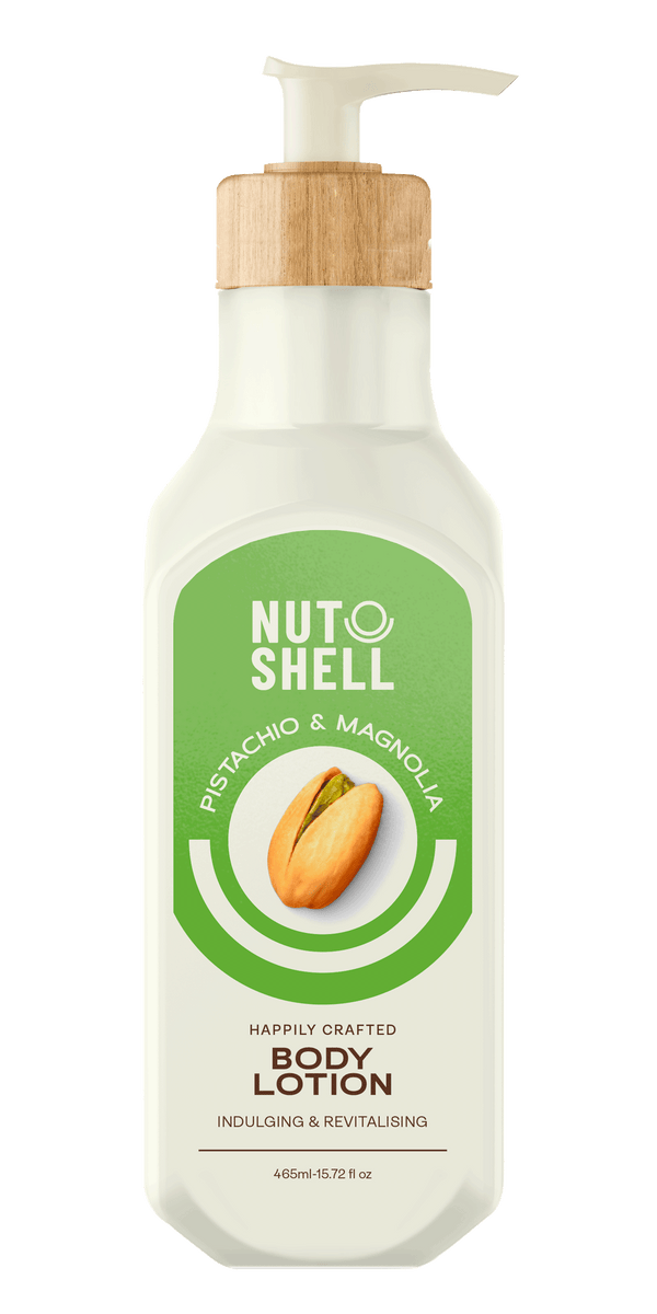 Nutshell Pistachio & Magnolia Body Lotion Lightweight Hydration 465 ml