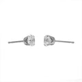 Studex Tiffany 5 mm Cubic Zirconia Stainless Steel Ear Studs, Clear Crystal