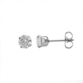 Studex Tiffany 5 mm Cubic Zirconia Stainless Steel Ear Studs, Clear Crystal