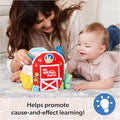Ms. Rachel Sensory Learning Farm Soft Baby Activity Book with Plush Cow, Ribbons and Crinkle Flaps
