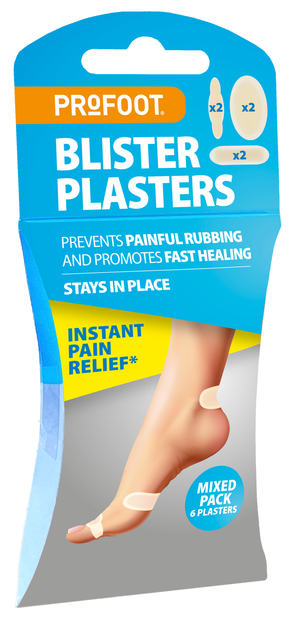 Profoot Blister Plasters Mixed Pack, Hydrocolloid Dressings, 6 Pack