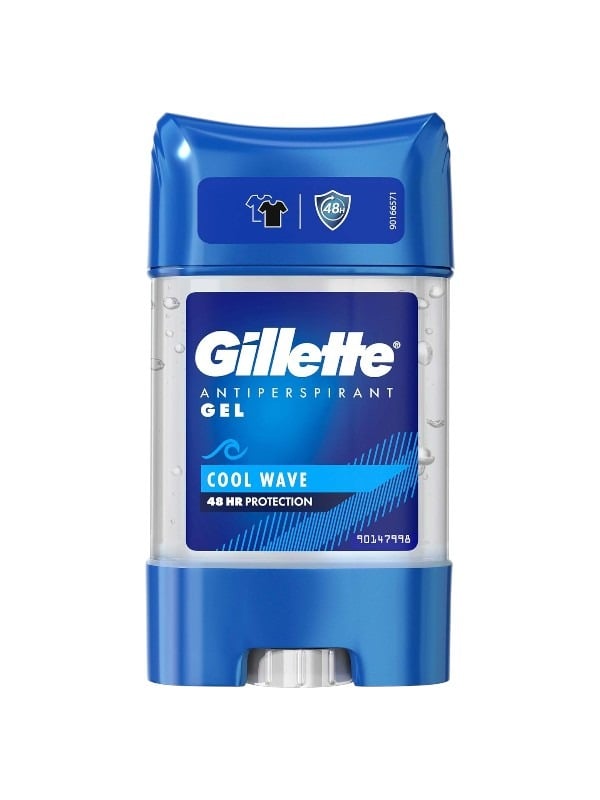 Gillette Cool Wave Clear Gel Antiperspirant Clinical Strength Sweat Protection 70 ml