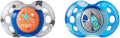 Tommee Tippee Night Time Soother Symmetrical Orthodontic Silicone Glow Handle 18-36m, 2 Pieces