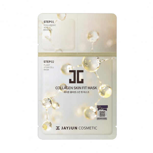 Jayjun Collagen Skin Fit Mask Two-Step Hyaluronic Acid and Plant Stem Cell Facial Mask