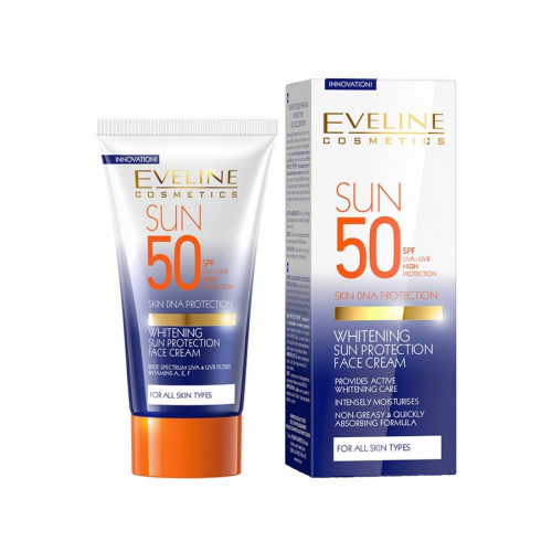 Eveline Sunscreen & Face Brightener SPF 50 UVA/UVB Protection 50ml