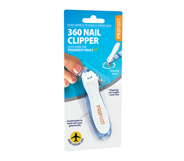 Profoot 360 Nail Clipper Adult Stainless Steel Rotating Head