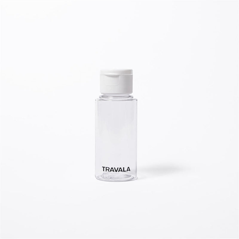 Travala Reusable Flip-Top Makeup Remover Bottle, Leak-Proof Travel Container