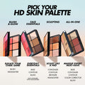 Make Up For Ever HD Skin Sculpting Cream Face Palette, 12 Shades, Natural Radiant Finish, 27.2 g