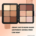 Make Up For Ever HD Skin Sculpting Cream Face Palette, 12 Shades, Natural Radiant Finish, 27.2 g