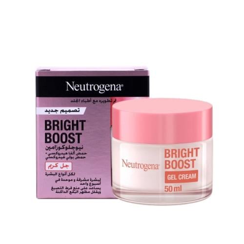 Neutrogena Bright Boost Gel Cream, Radiance & Smoothing, 50ml